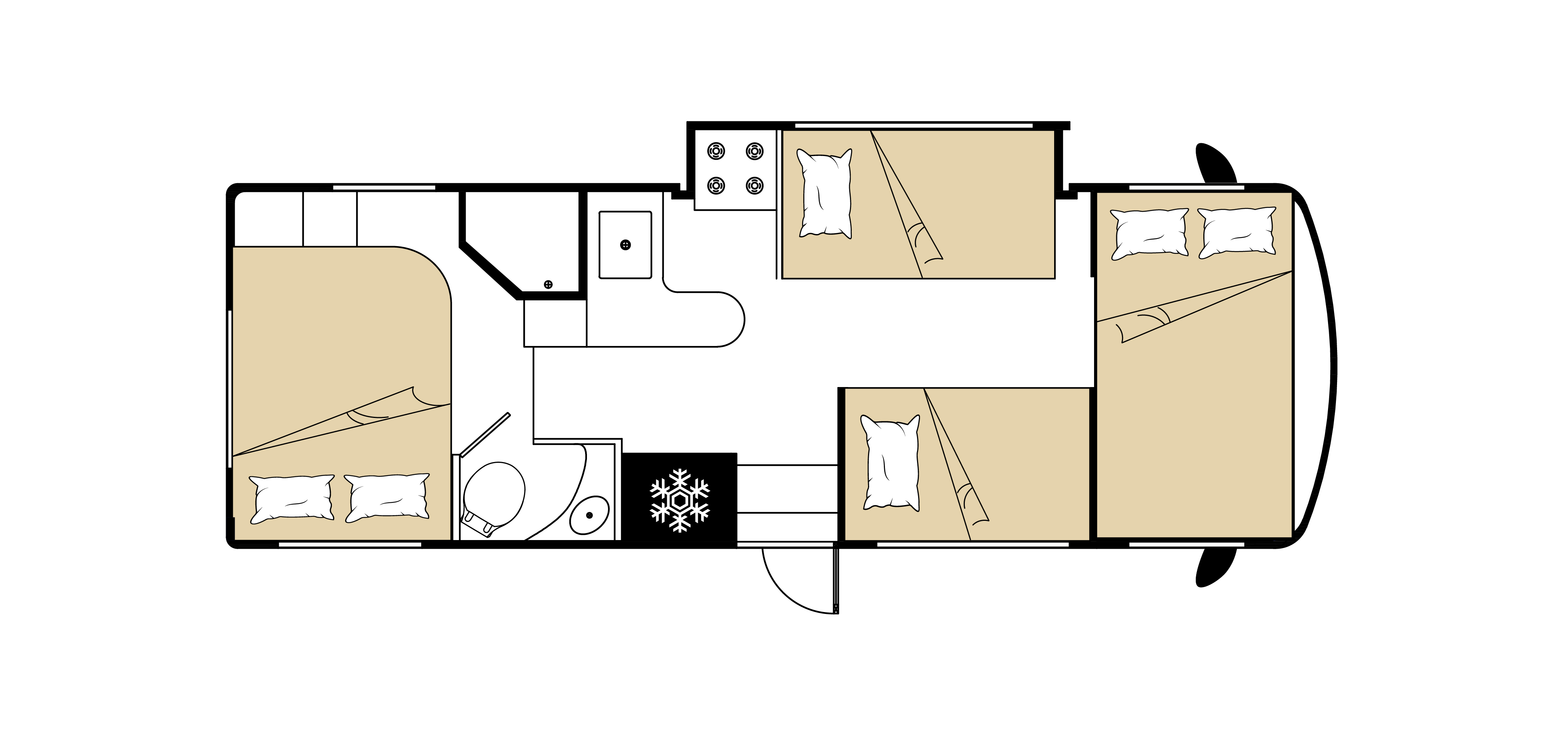 Night Nighttime Floorplan